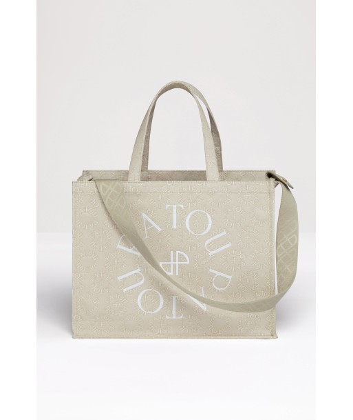 Tote Patou in jacquard di cotone bio une grave pollution 