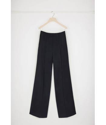 Pantalone iconico in lana vergine soldes