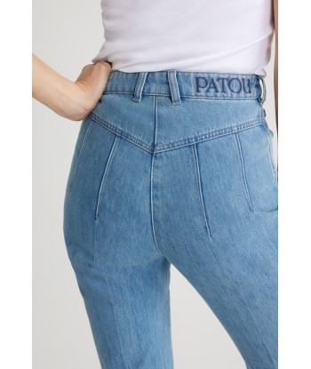 Pantalone flare in denim bio Livraison rapide