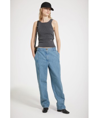 Pantalone cargo in denim bio ouvre sa boutique