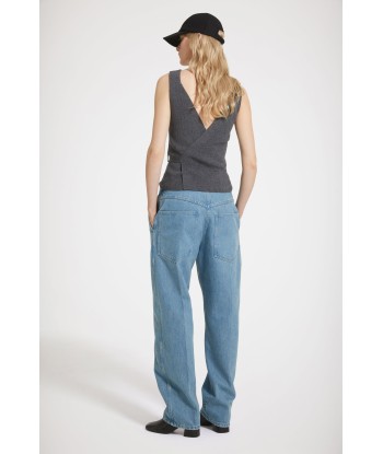 Pantalone cargo in denim bio ouvre sa boutique