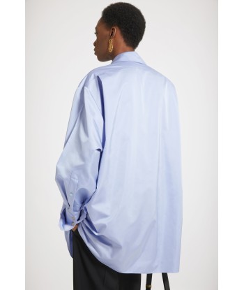 Vestito camicia corto in raso sostenibile prix pour 