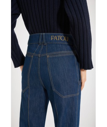 Pantalone svasato in denim bio plus qu'un jeu 