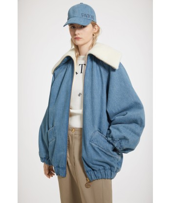 Giacca oversize in denim bio ed eco montone de technologie