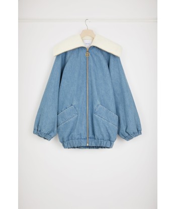 Giacca oversize in denim bio ed eco montone de technologie