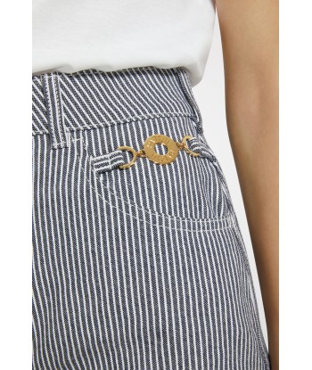 Pantaloncino mini in denim stampato chez Cornerstreet bien 