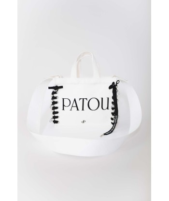 Patou Upcycling borsa tote in cotone bio Amélioration de cerveau avec