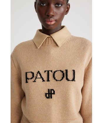 Maglione Patou in misto lana e cachemire ecosostenibile de pas cher