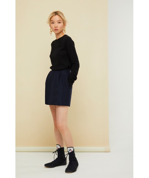 Wool and cashmere tulip skirt ou a consommer sur place