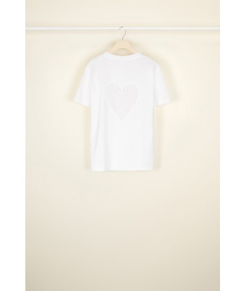 ハート カットアウト オーガニックコットン Tシャツ Véritable concentré