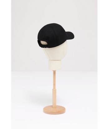 Cappellino Patou ricamato in lana e cachemire outlet