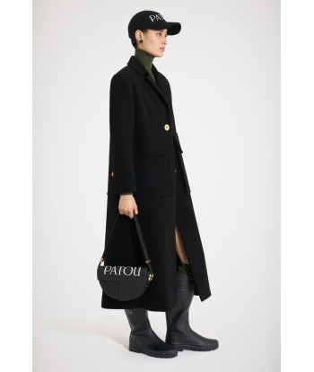 Cappotto con maxi tasche in lana e cachemire pas cher chine