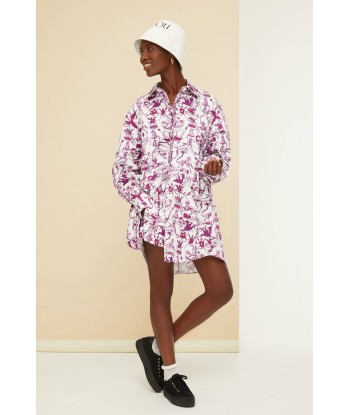 Mini shirt dress in organic cotton chez Cornerstreet bien 