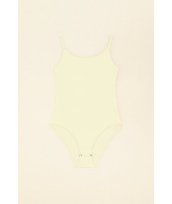 Ribbed bodysuit in organic cotton outlet