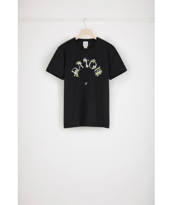 オーガニックコットン フローラル パトゥ Tシャツ ou a consommer sur place