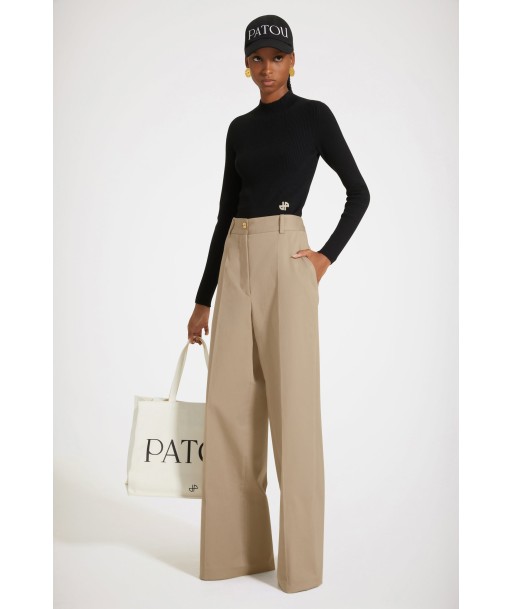 Pantalone iconico in gabardine bio vente chaude votre 