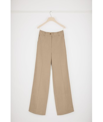 Pantalone iconico in gabardine bio vente chaude votre 