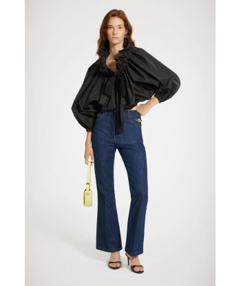 Pantalone flare in denim bio ouvre sa boutique